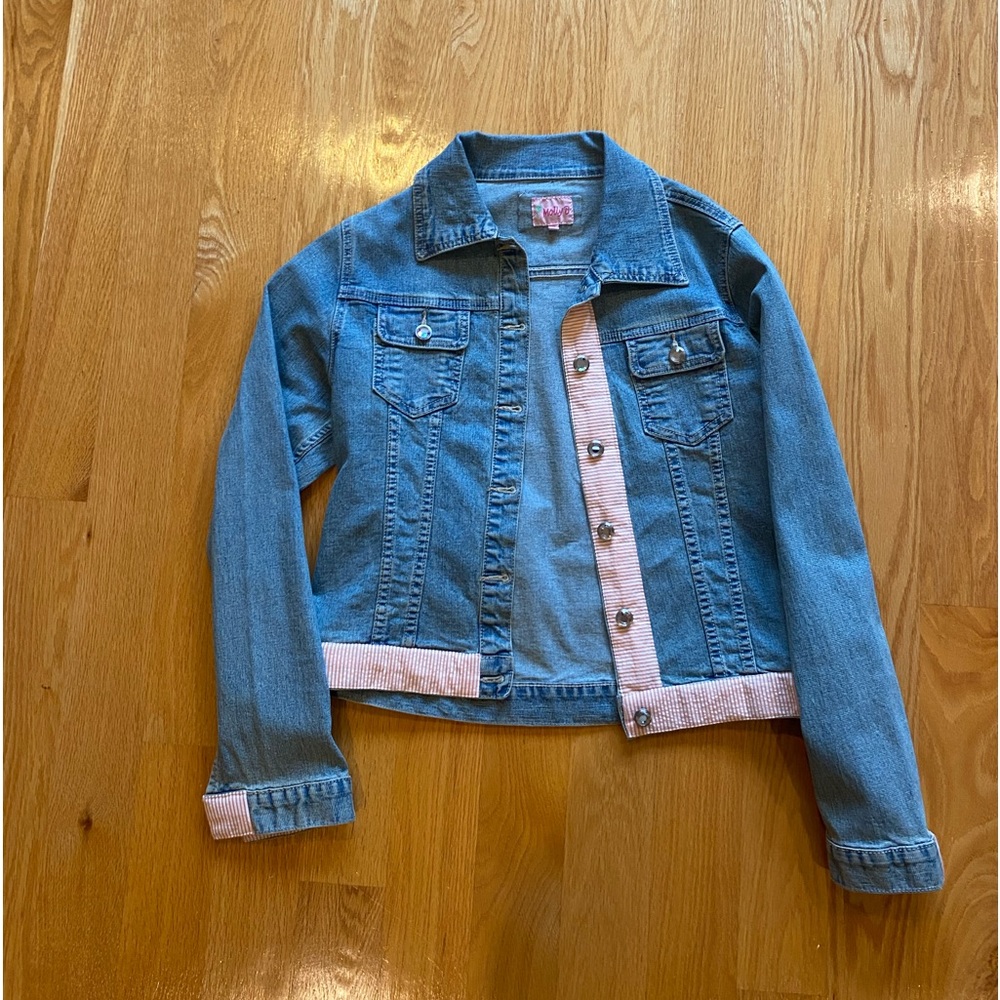 Molly B Designer denim jacket- size medium